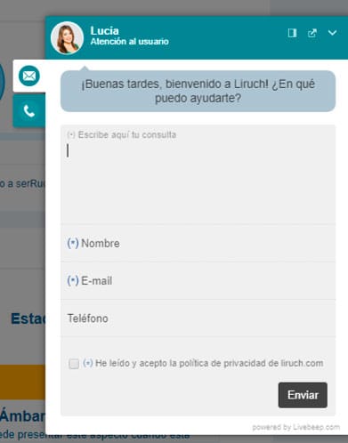 Liruch Atención al Cliente
